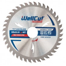 WellCut Standart Круг (диск) пильный по дереву 125x22,2 мм 40Т