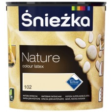 Снєжка Nature 102 піщаний пляж Фарба інтер'єрна латексна (3,5 кг/2,5 л)