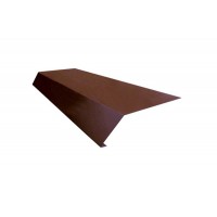 Планка карнизная Shinglas RAL 8017 коричневая (2 м)