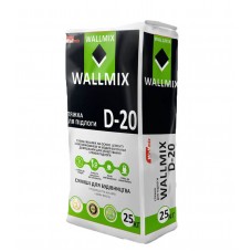 Wallmix D-20 Стяжка для пола цементная 10-40 мм (25 кг)