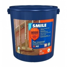 Smile Wood Protect SL-42 Лак для дерева акриловий напівматовий Безбарвний (2,3 кг)