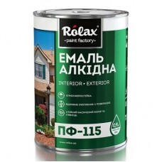 Rolax Эмаль ПФ-115 красная (0,9 кг)