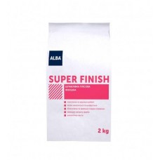 АЛЬБА SUPER FINISH Шпаклевка гипсовая белая (2 кг)