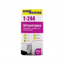 Будмайстер ТИНК-244 Штукатурка декоративная «Короед» (зерно 2,5 мм) белая (25 кг)