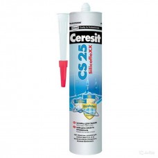 CERESIT CS-25 MicroProtect Силиконовый герметик для швов графит (280 мл)