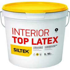 Siltek Interior Top Latex Фарба інтер'єрна латексна стійка до миття База А (1,26 кг/0,9 л)