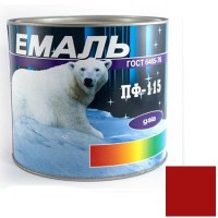 Эмаль ПФ-115 красная (2,8 кг)